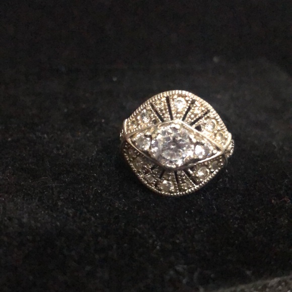 Rarities by Carol Brodie HSN Simulated Diamond Ring 7 & 8 Cubic Zirconia - Picture 2 of 10